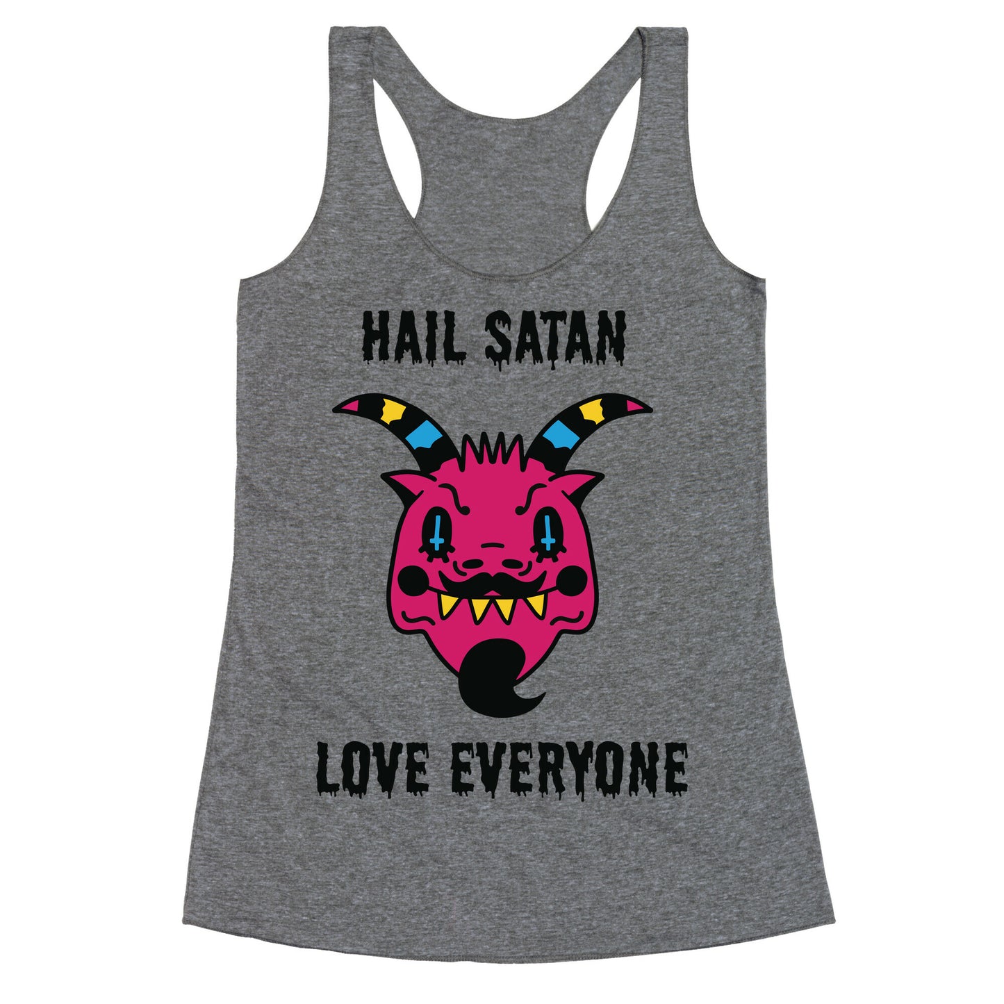 Pansexual Satan Racerback Tank