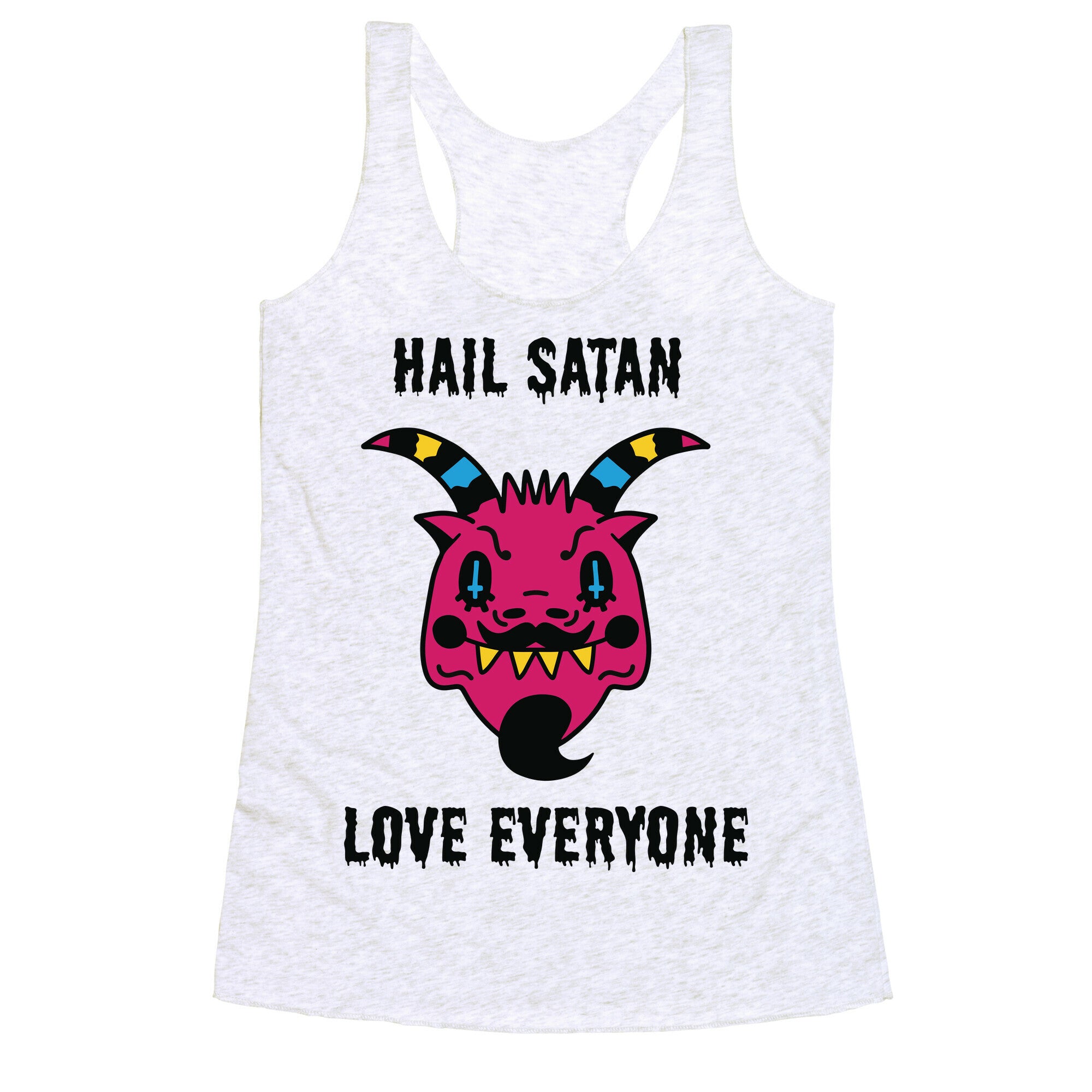 Pansexual Satan Racerback Tank