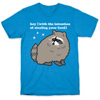 Hey (with the intention of stealing your food) Raccoon T-Shirt