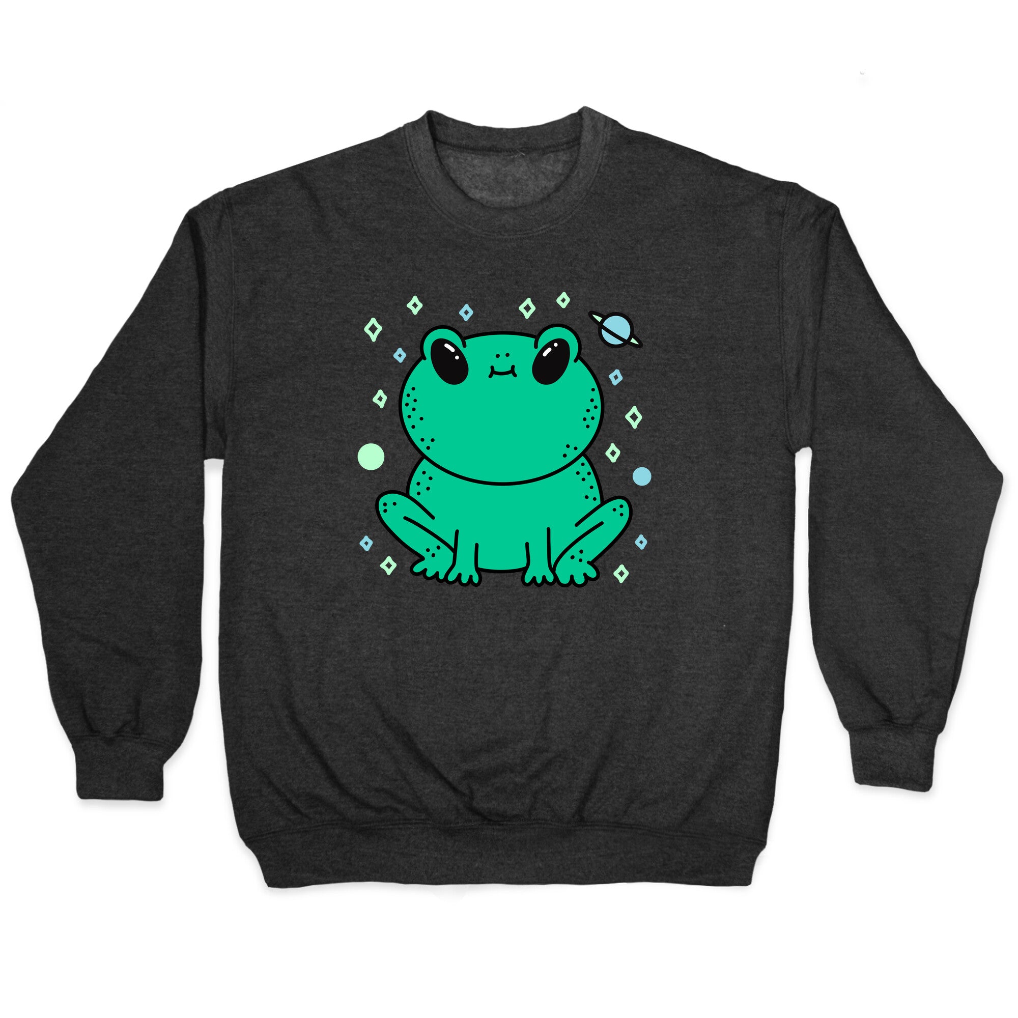 Alien Space Frog Crewneck Sweatshirt