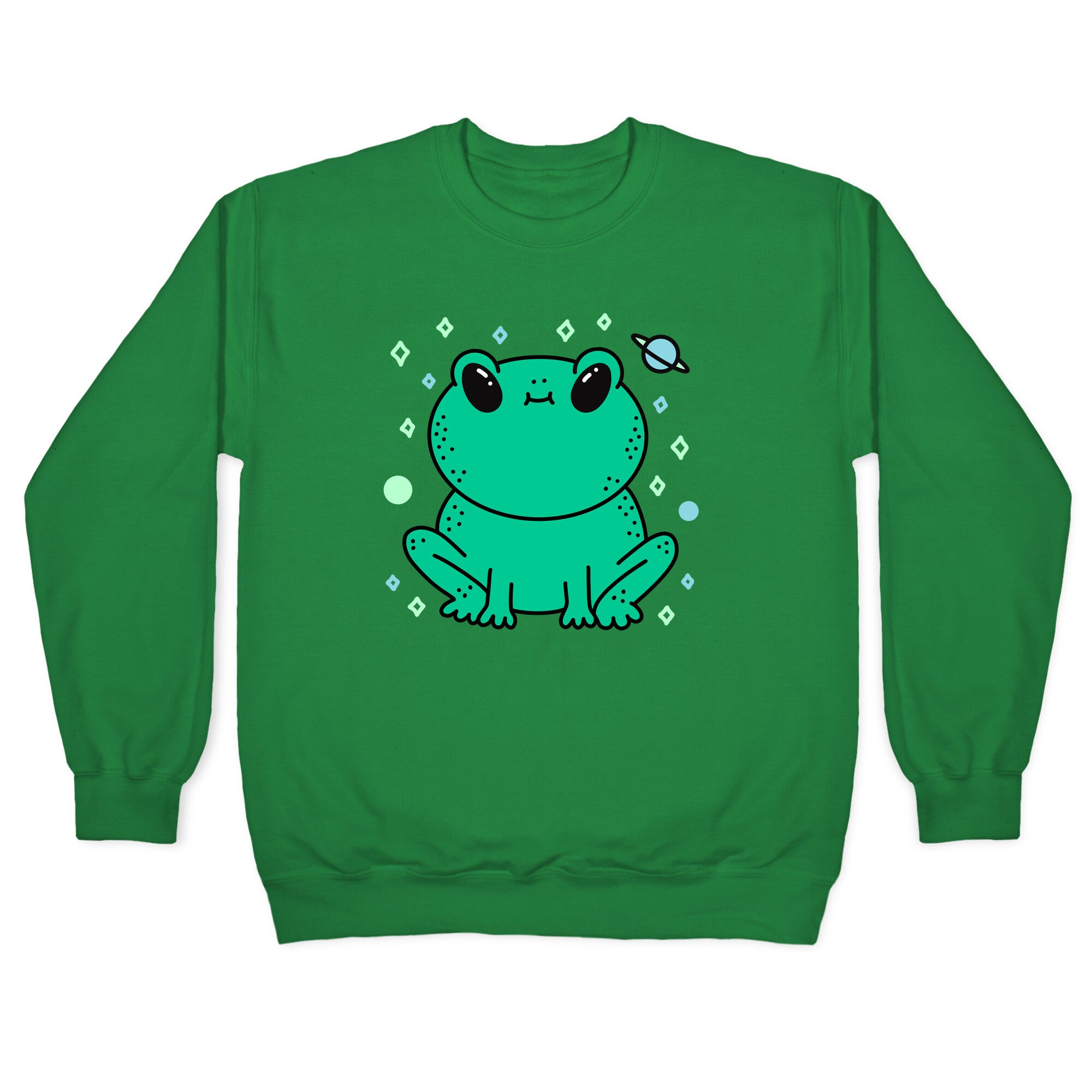 Alien Space Frog Crewneck Sweatshirt