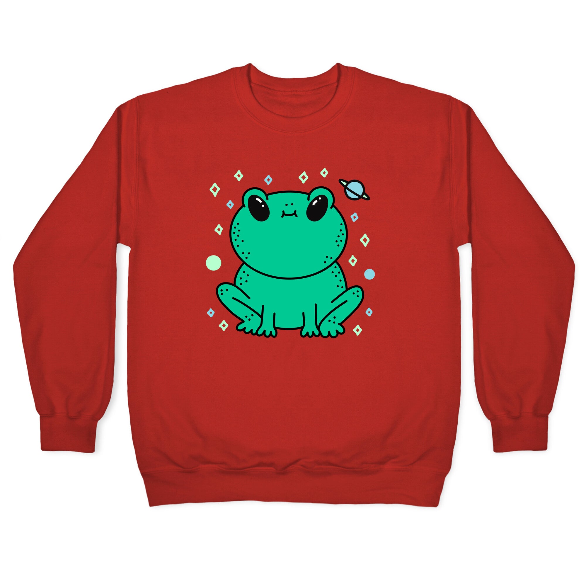 Alien Space Frog Crewneck Sweatshirt