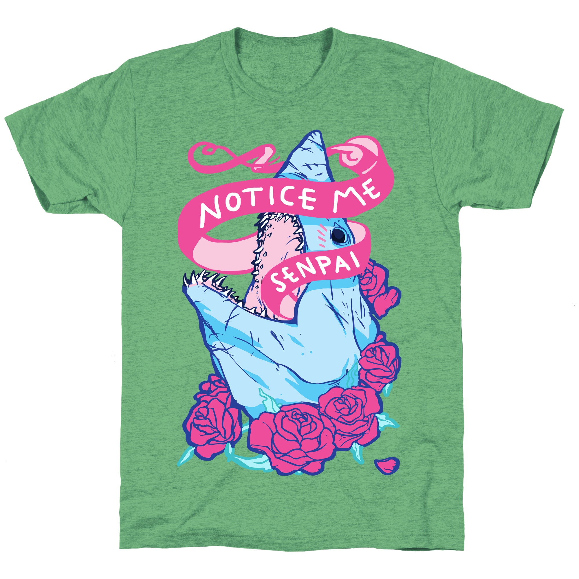 Notice Me Senpai Unisex Triblend Tee