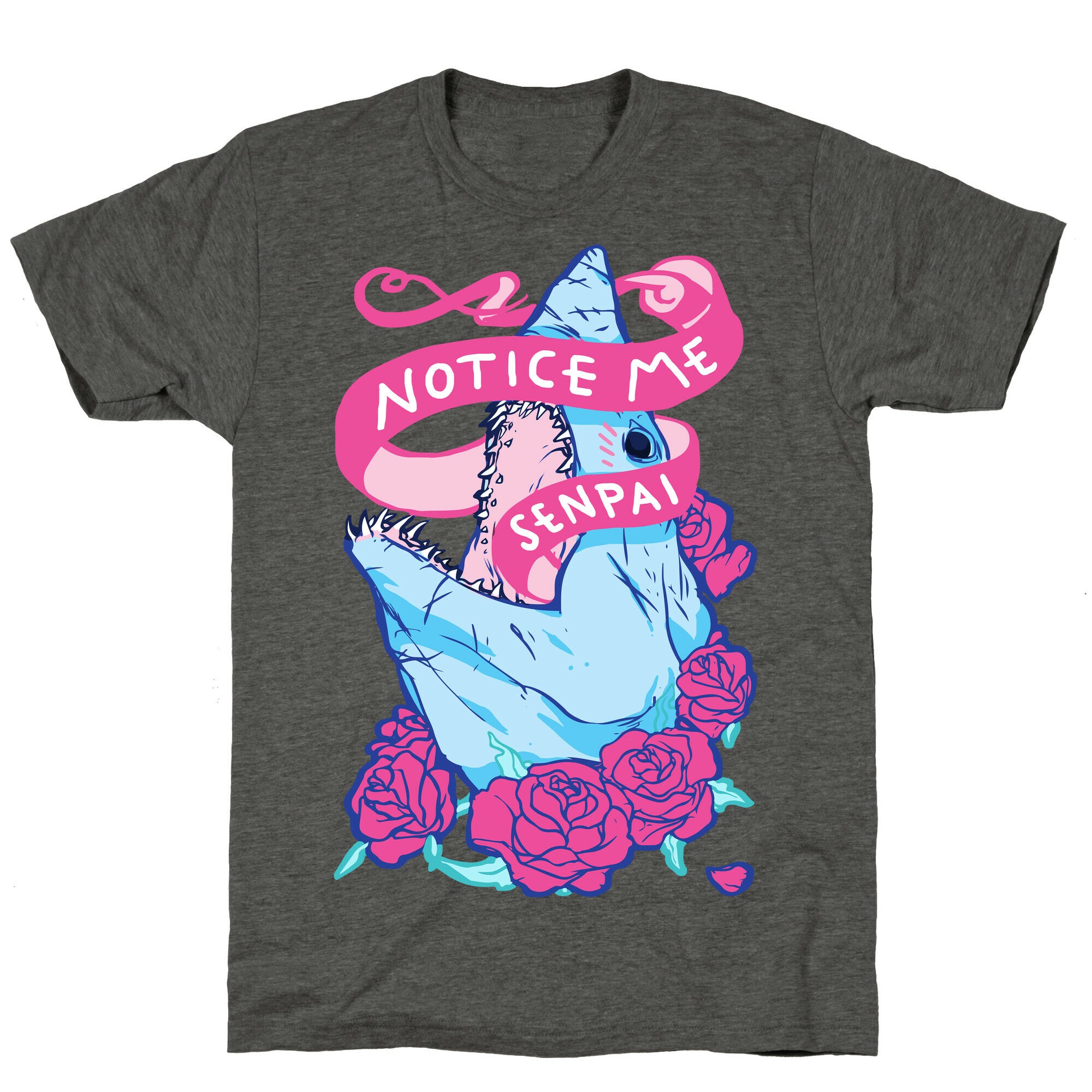 Notice Me Senpai Unisex Triblend Tee
