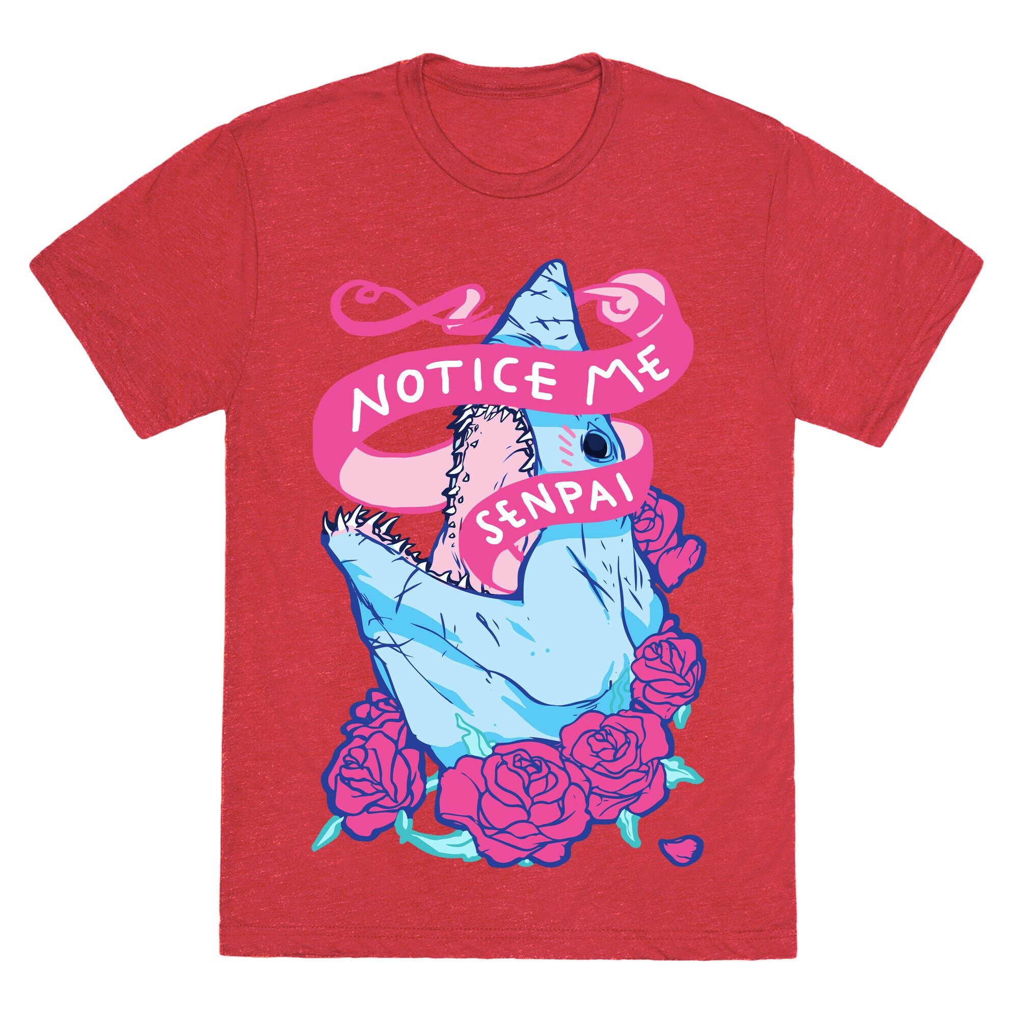 Notice Me Senpai Unisex Triblend Tee