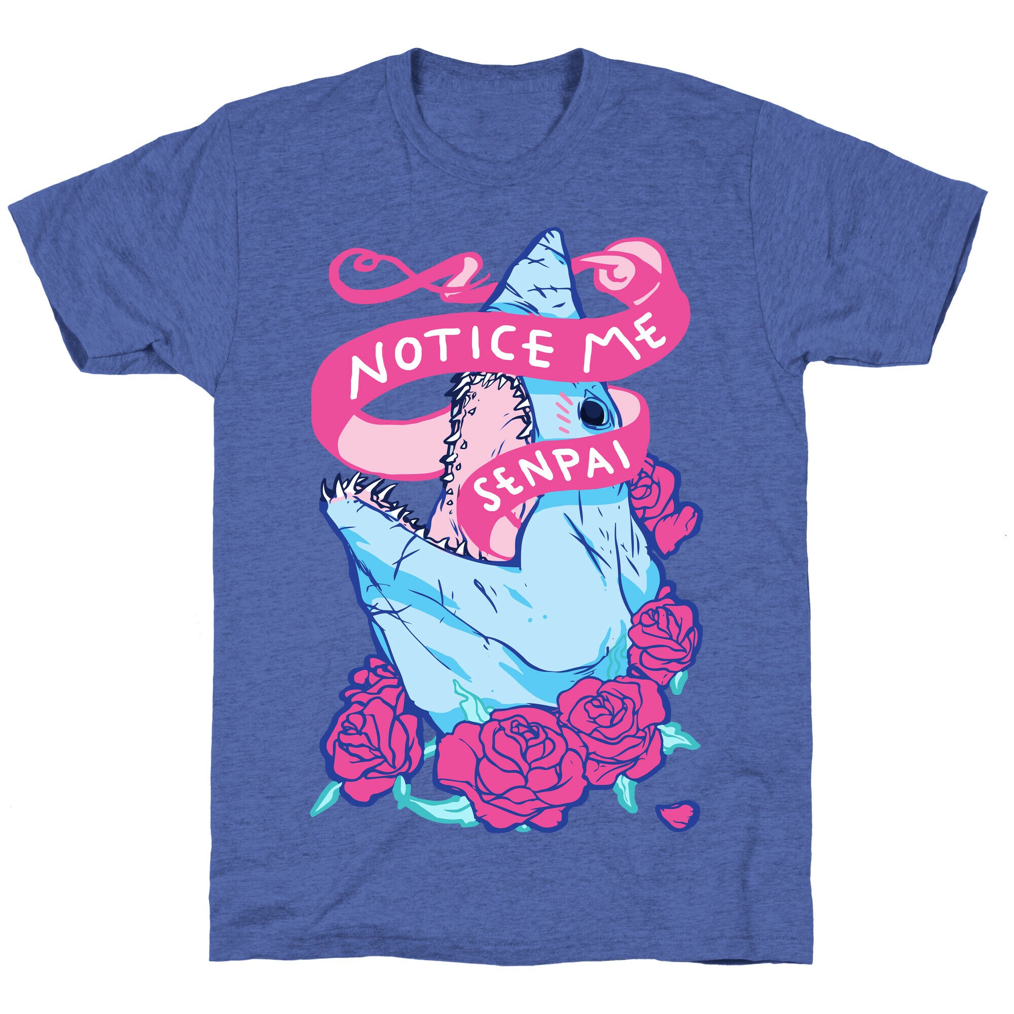Notice Me Senpai Unisex Triblend Tee