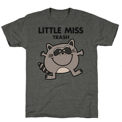 Little Miss Trash Raccoon Unisex Triblend Tee