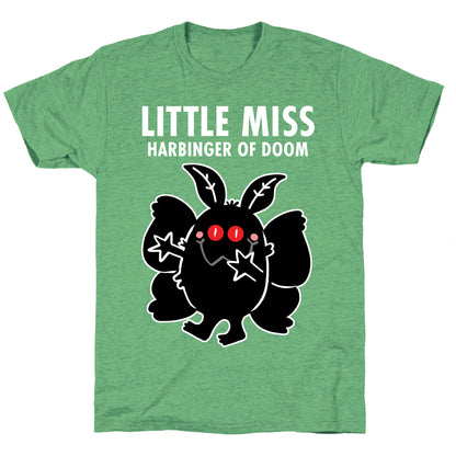 Little Miss Harbinger Of Doom Unisex Triblend Tee