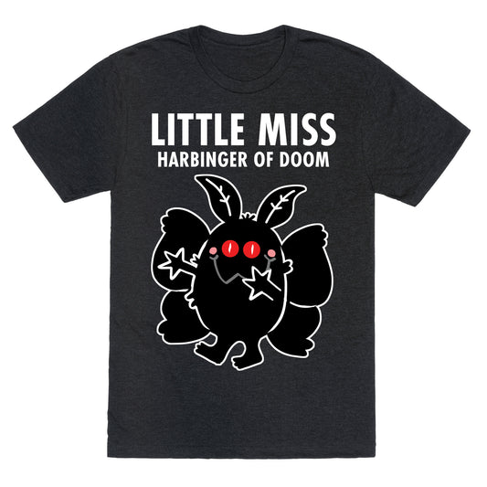 Little Miss Harbinger Of Doom Unisex Triblend Tee