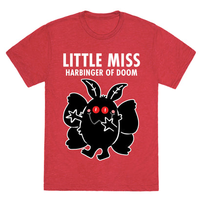 Little Miss Harbinger Of Doom Unisex Triblend Tee