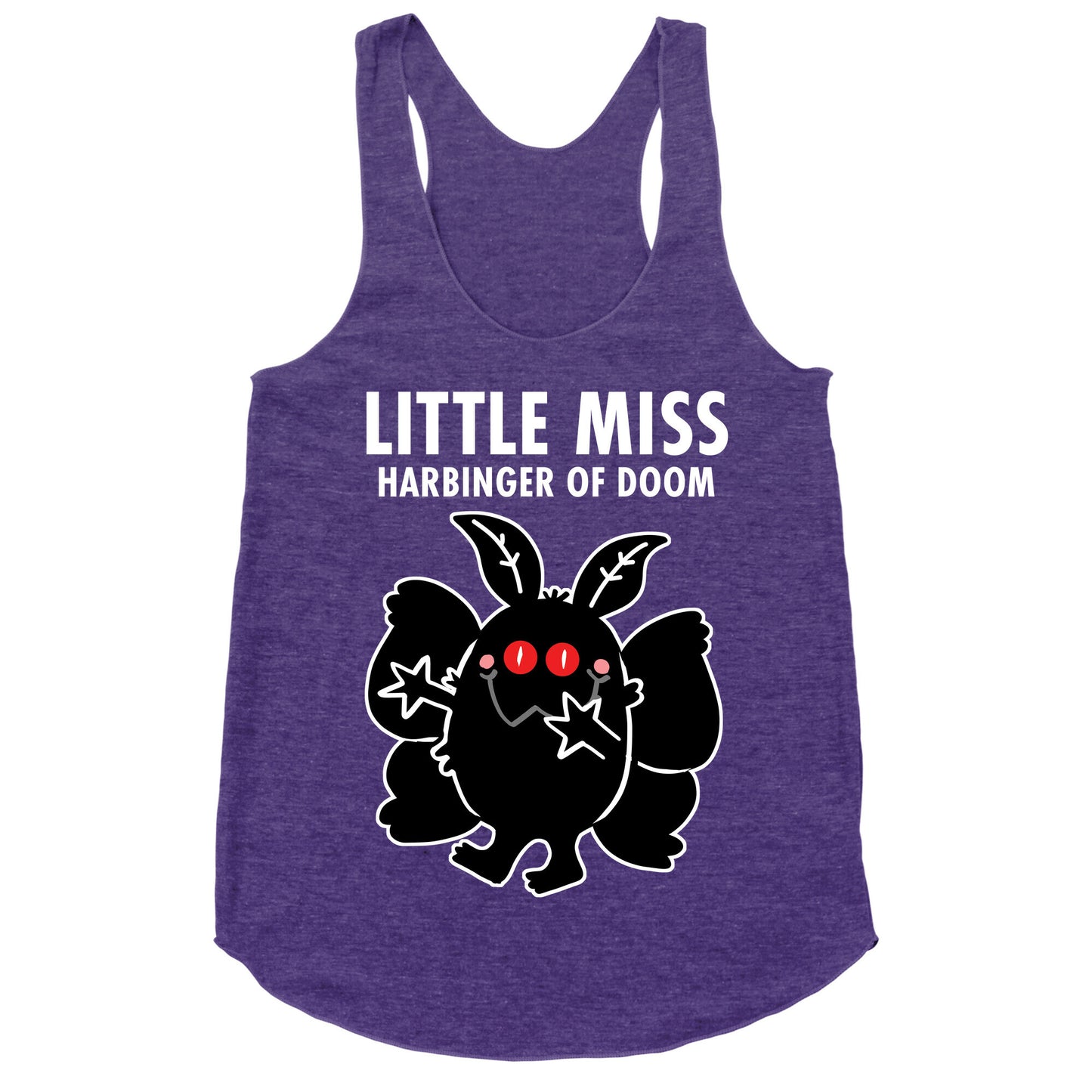 Little Miss Harbinger Of Doom Racerback Tank