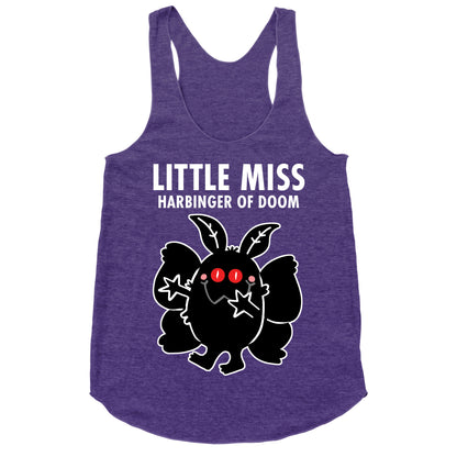 Little Miss Harbinger Of Doom Racerback Tank