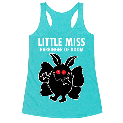 Little Miss Harbinger Of Doom Racerback Tank