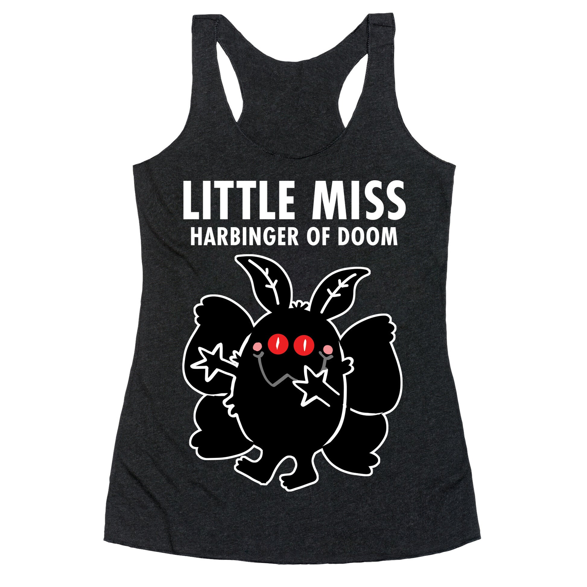 Little Miss Harbinger Of Doom Racerback Tank
