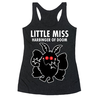 Little Miss Harbinger Of Doom Racerback Tank