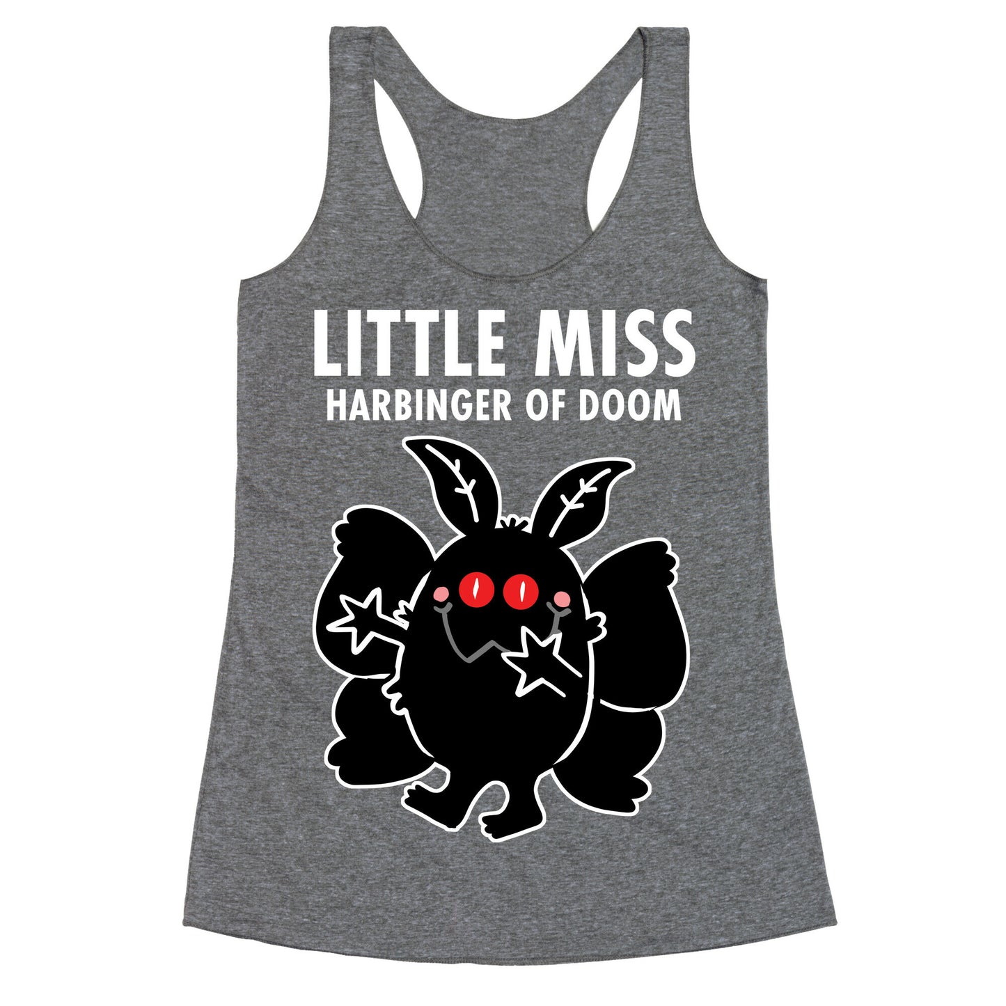 Little Miss Harbinger Of Doom Racerback Tank