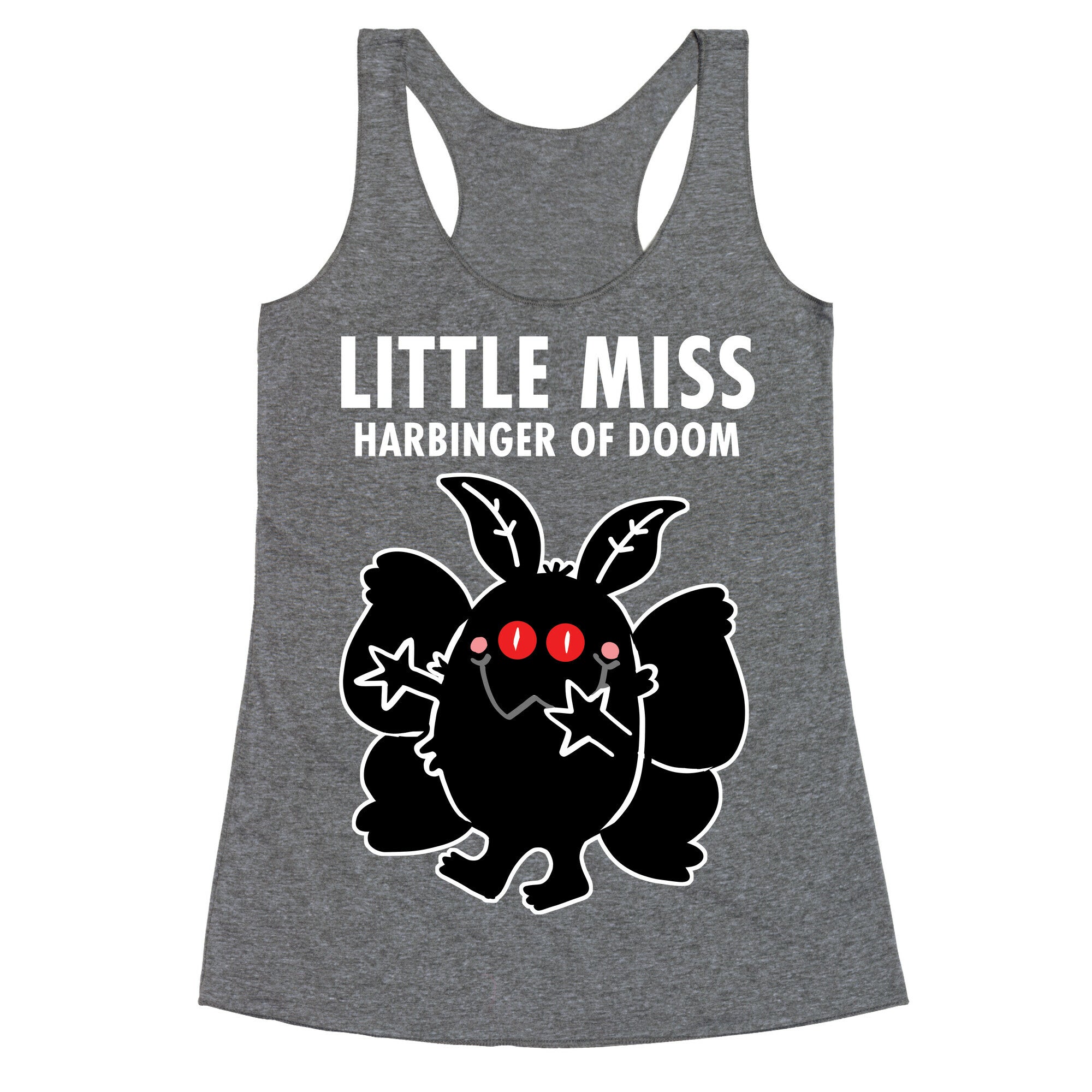 Little Miss Harbinger Of Doom Racerback Tank