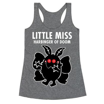 Little Miss Harbinger Of Doom Racerback Tank