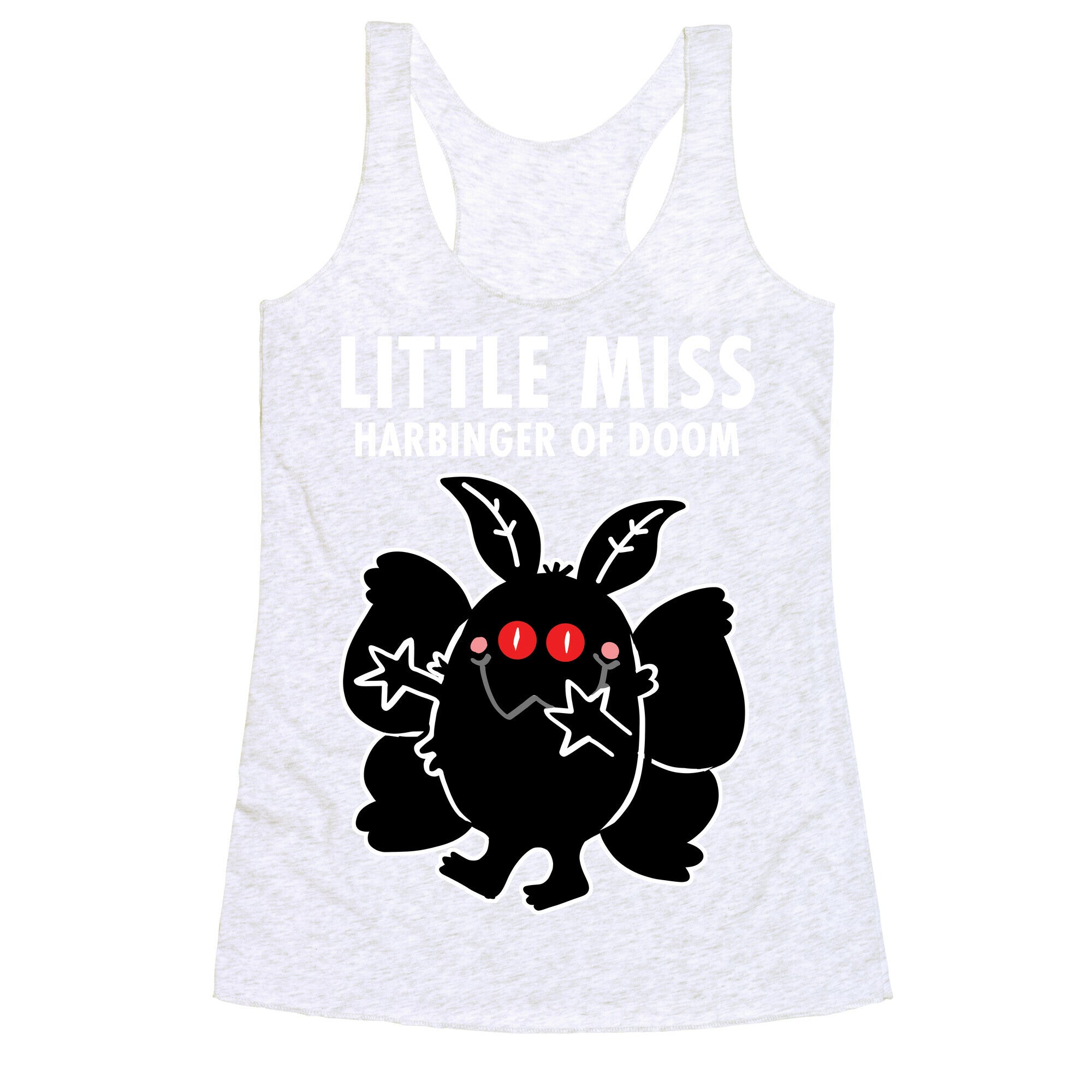 Little Miss Harbinger Of Doom Racerback Tank