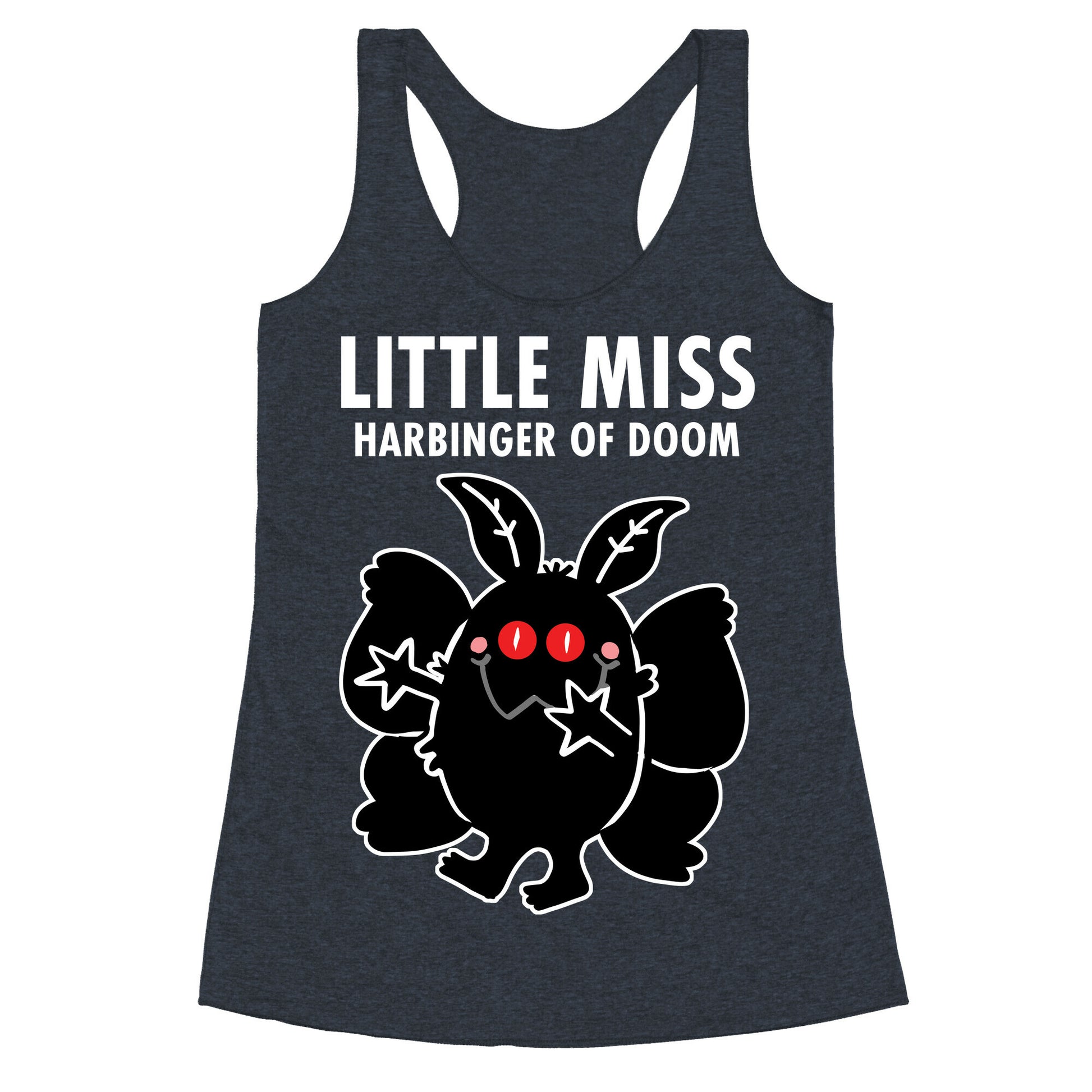 Little Miss Harbinger Of Doom Racerback Tank