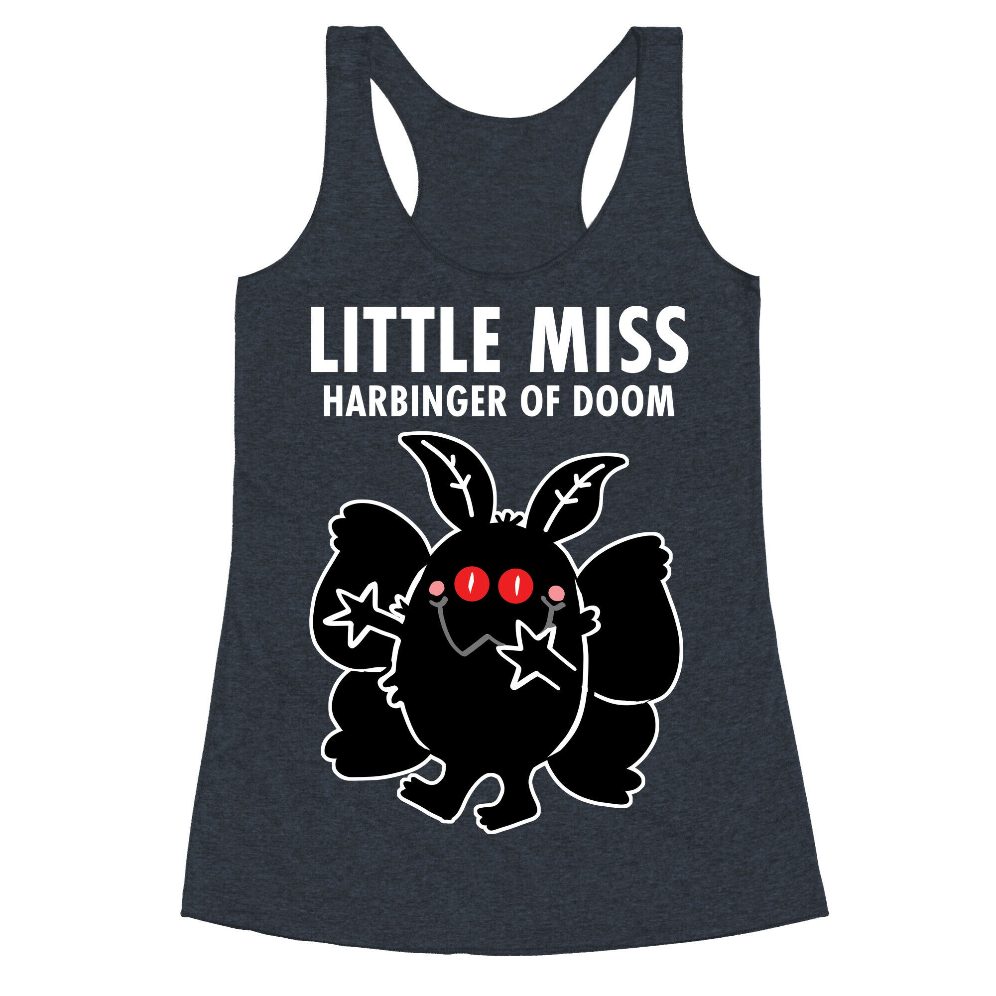 Little Miss Harbinger Of Doom Racerback Tank