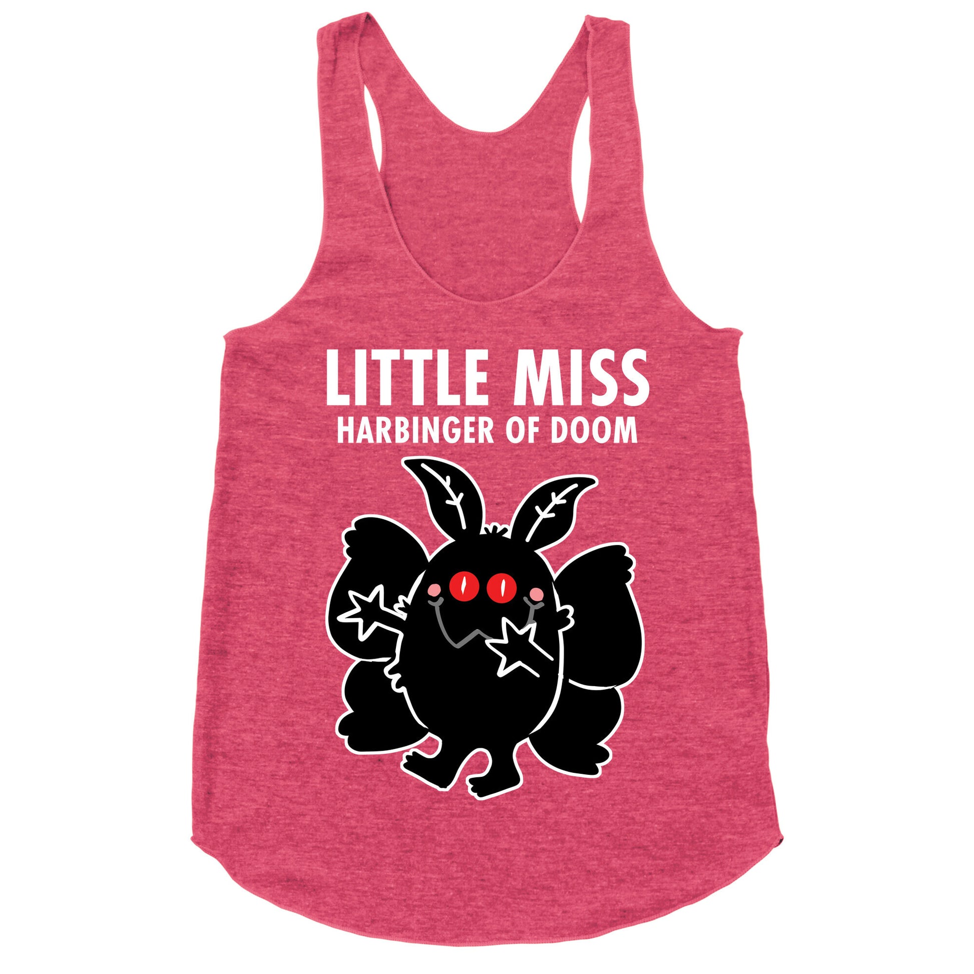 Little Miss Harbinger Of Doom Racerback Tank