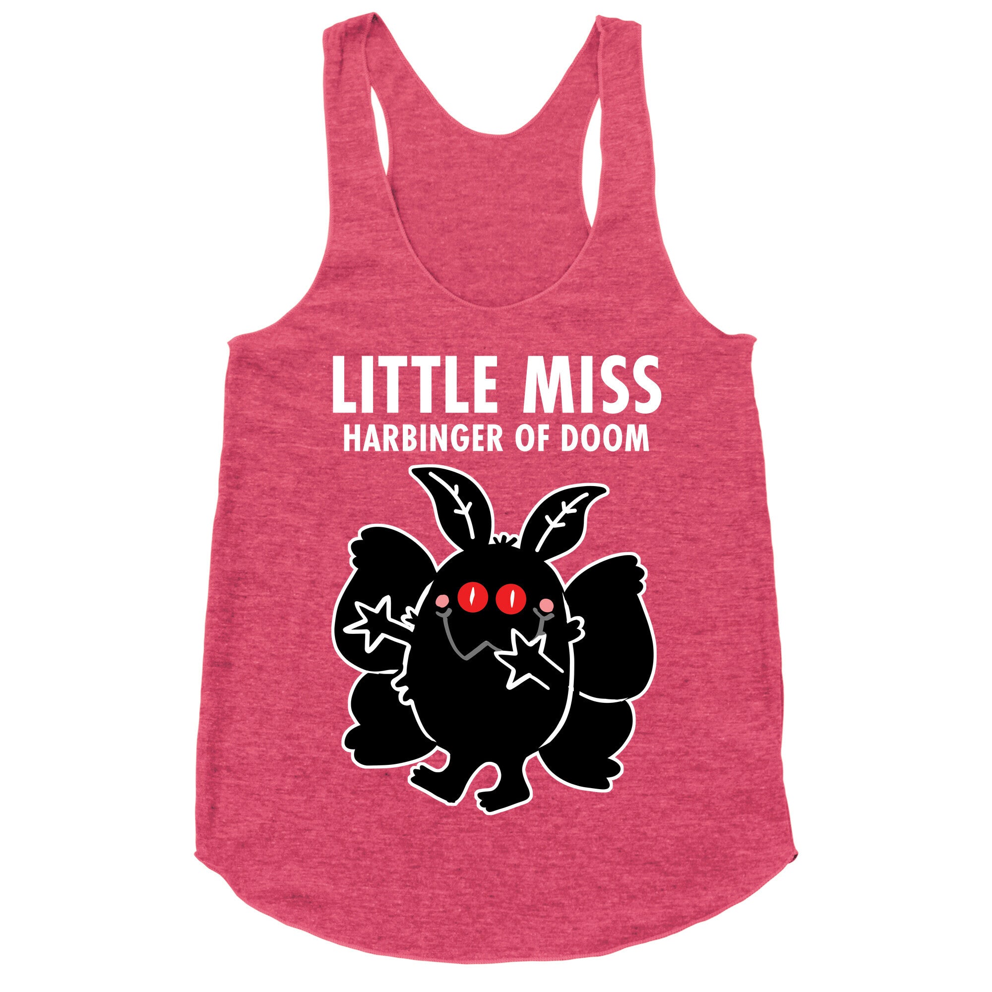 Little Miss Harbinger Of Doom Racerback Tank