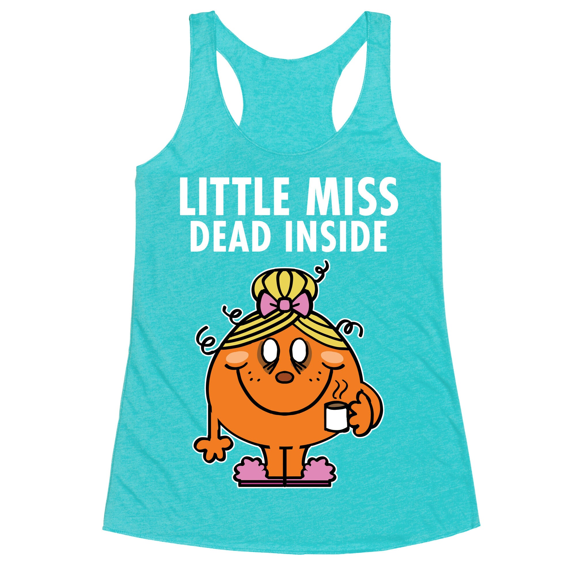 Little Miss Dead Inside Racerback Tank