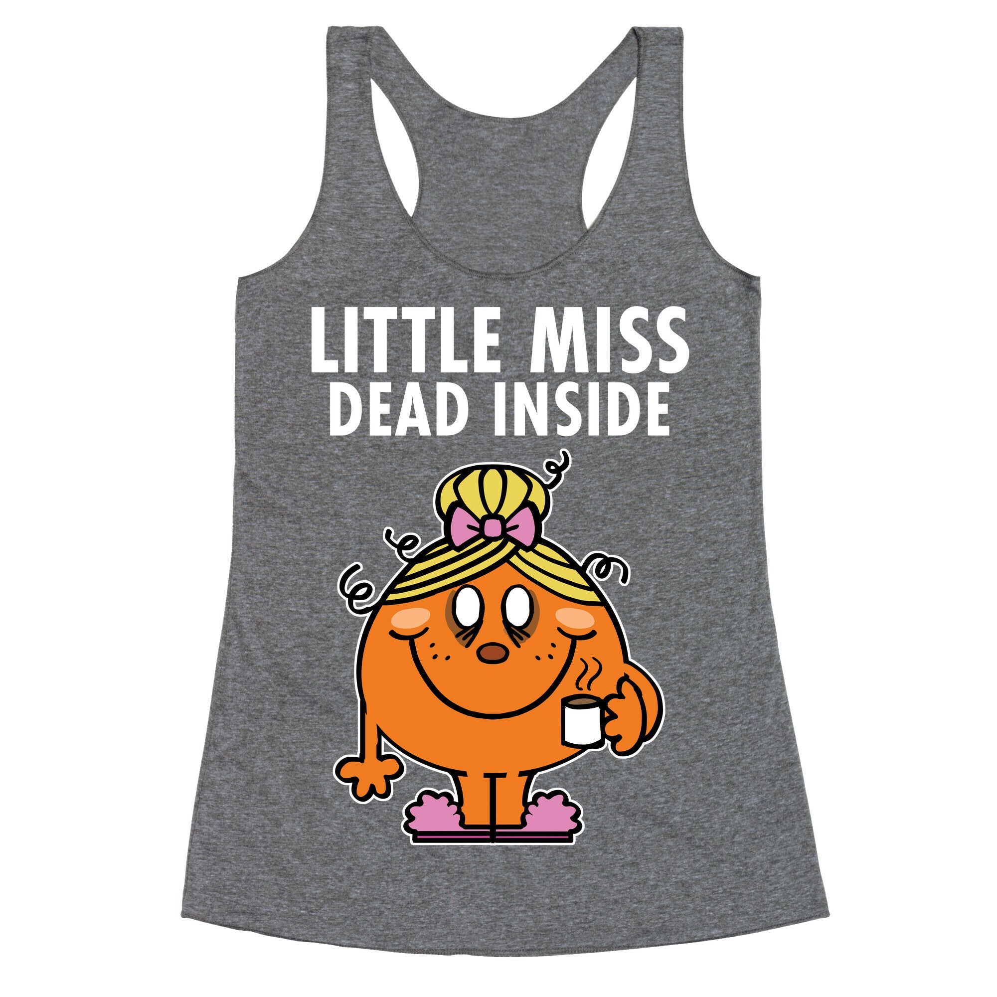 Little Miss Dead Inside Racerback Tank