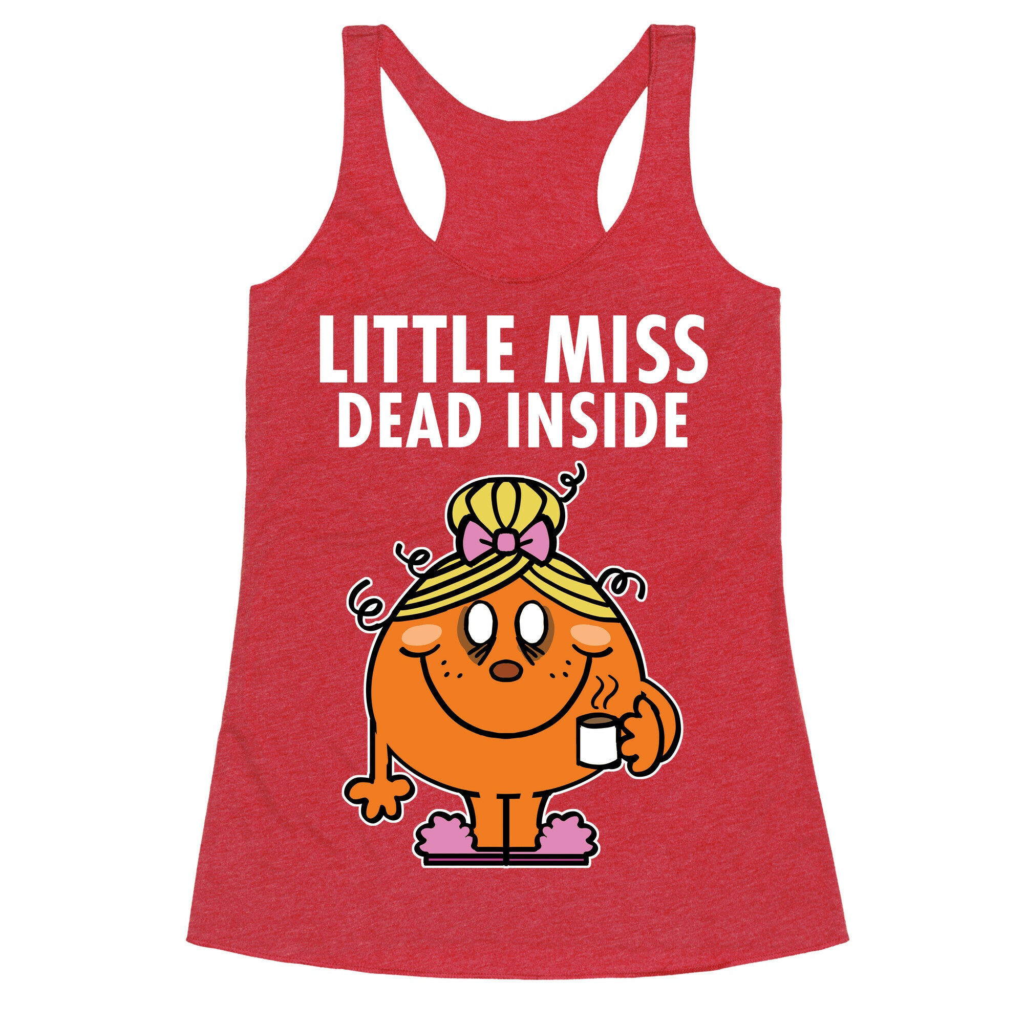Little Miss Dead Inside Racerback Tank