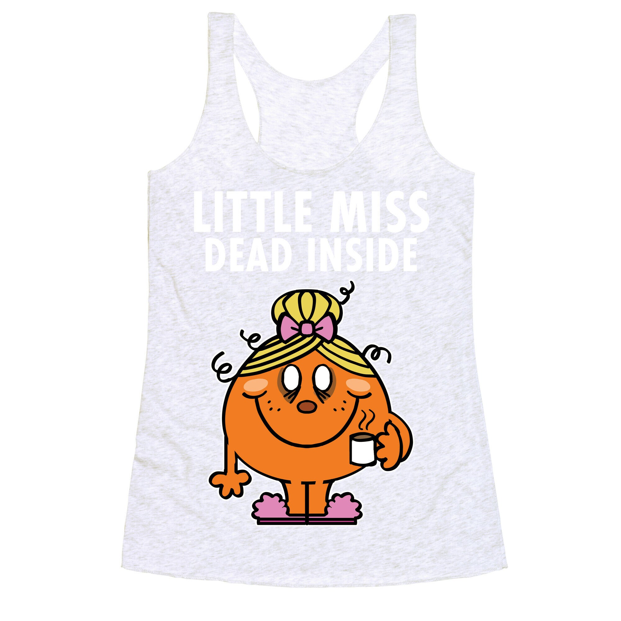 Little Miss Dead Inside Racerback Tank