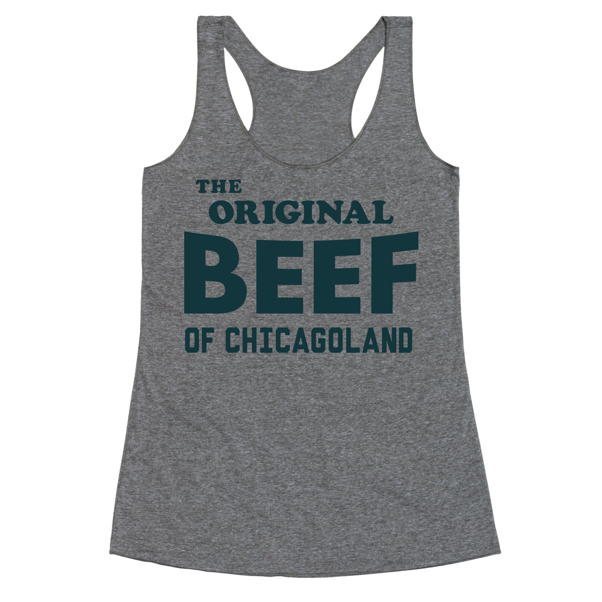 The Original Beef of Chicagoland Racerback Tank