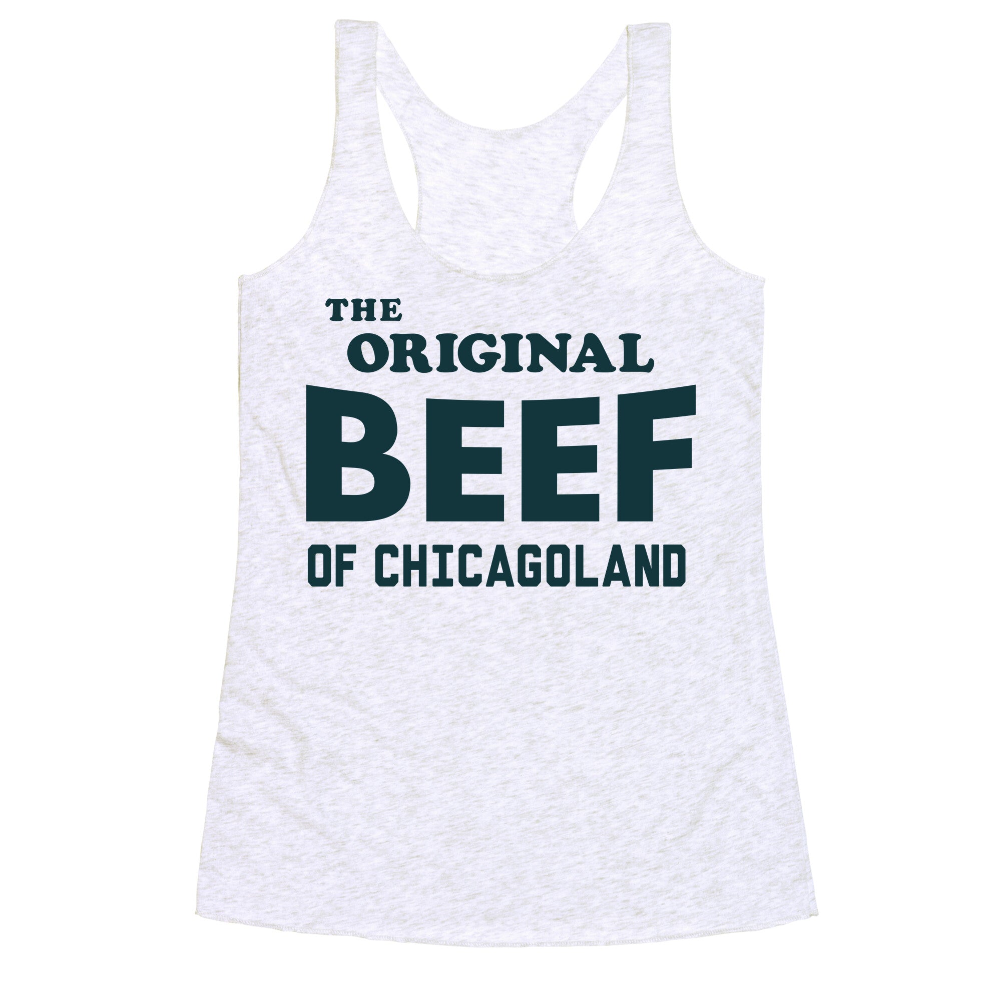 The Original Beef of Chicagoland Racerback Tank