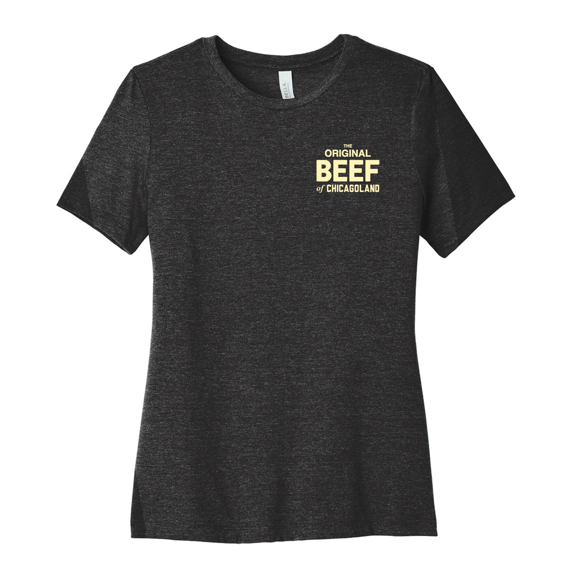 Orginal BEEF of Chicagoland Small Logo Women's Cotton Tee