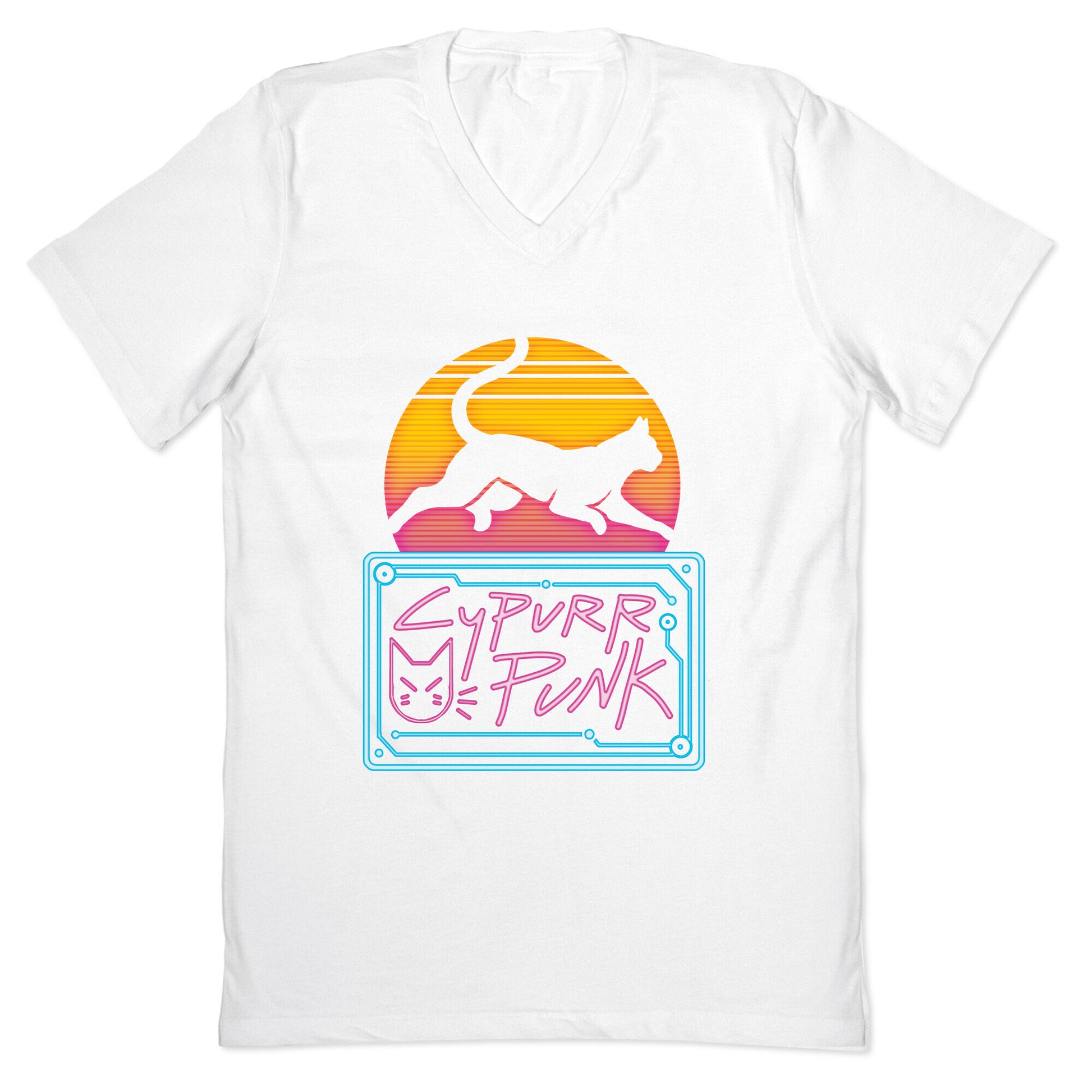 Cypurr Punk V-Neck
