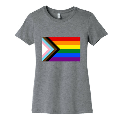 Progress Pride Flag Women's Cotton Tee