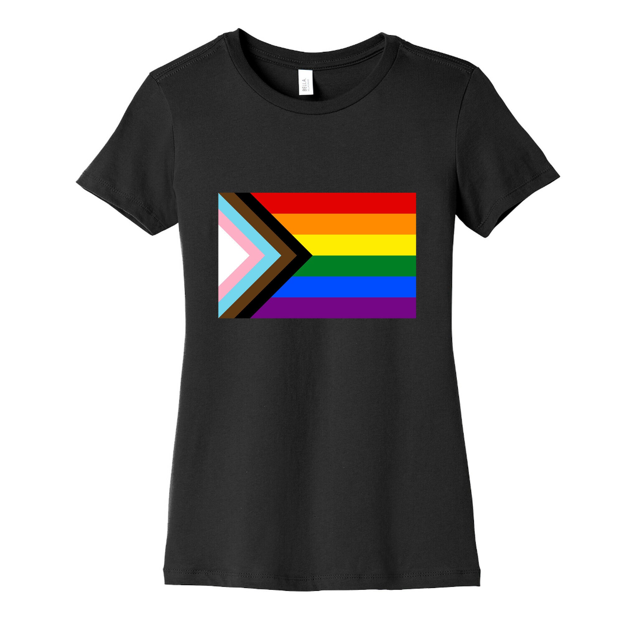 Progress Pride Flag Women's Cotton Tee