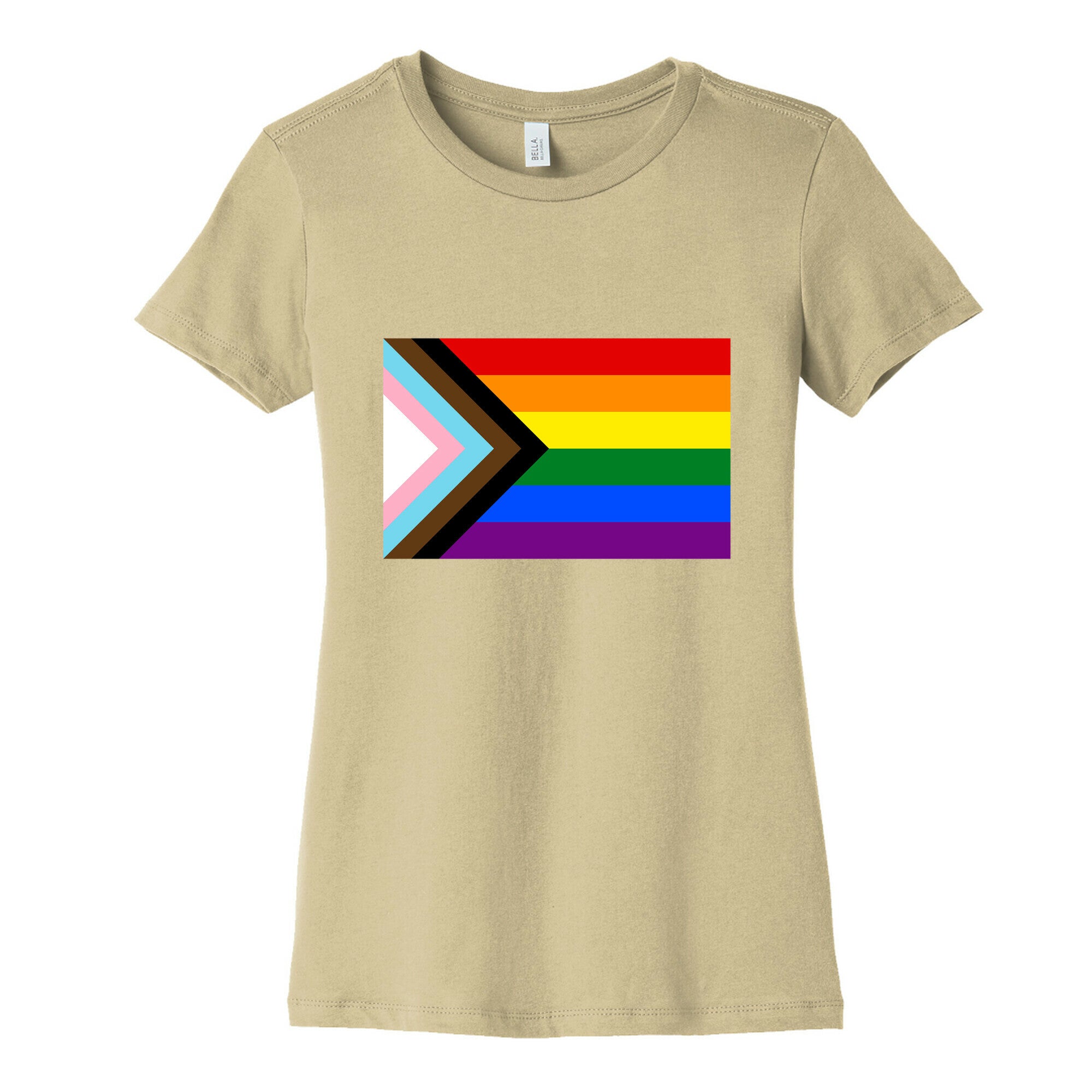 Progress Pride Flag Women's Cotton Tee