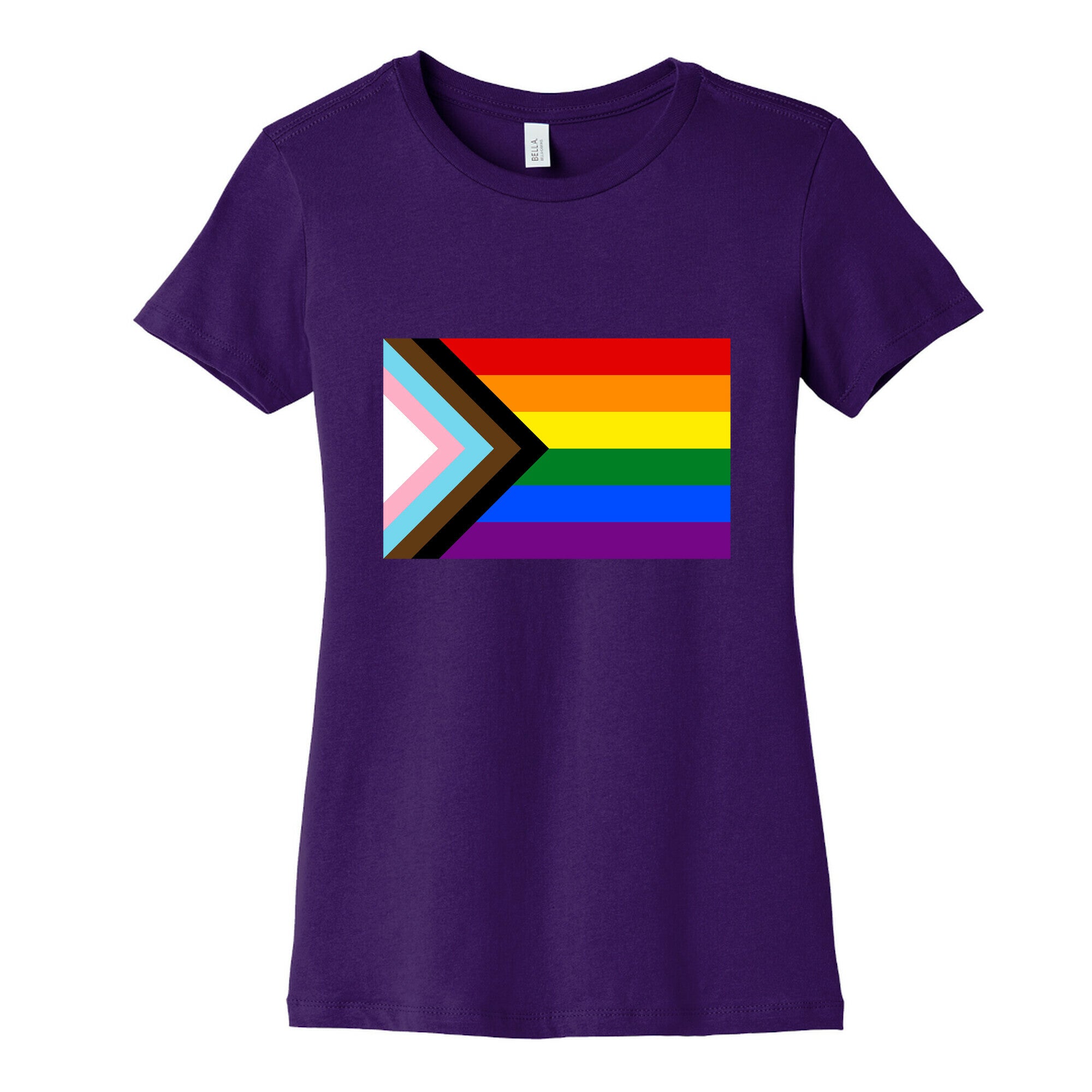 Progress Pride Flag Women's Cotton Tee