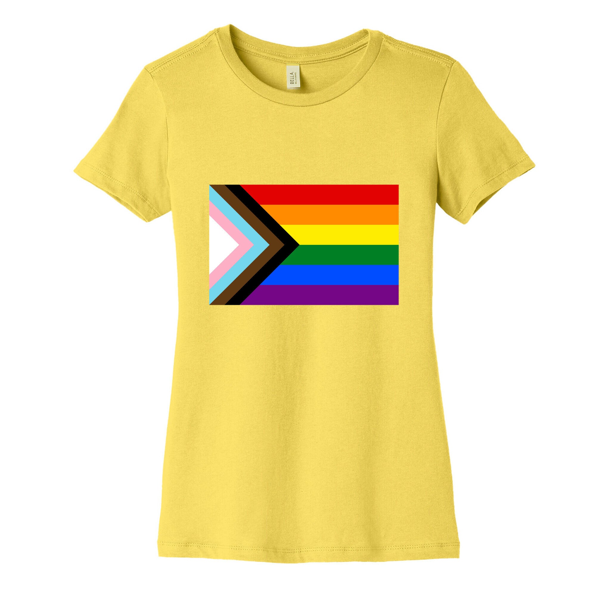 Progress Pride Flag Women's Cotton Tee