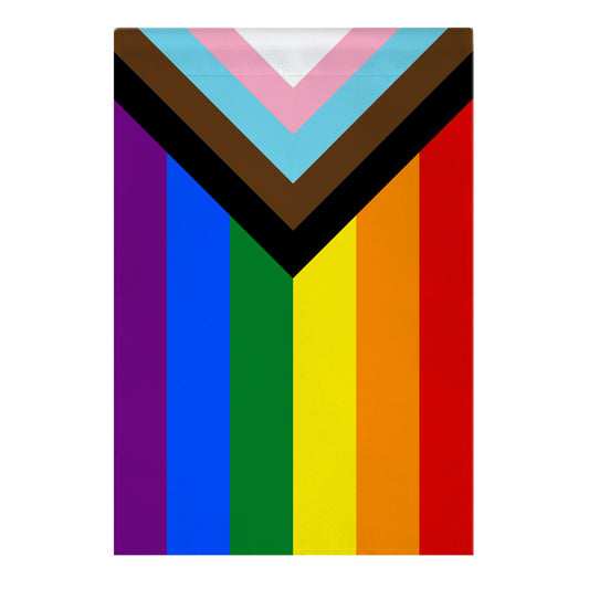 Progress Pride Flag Garden Flag