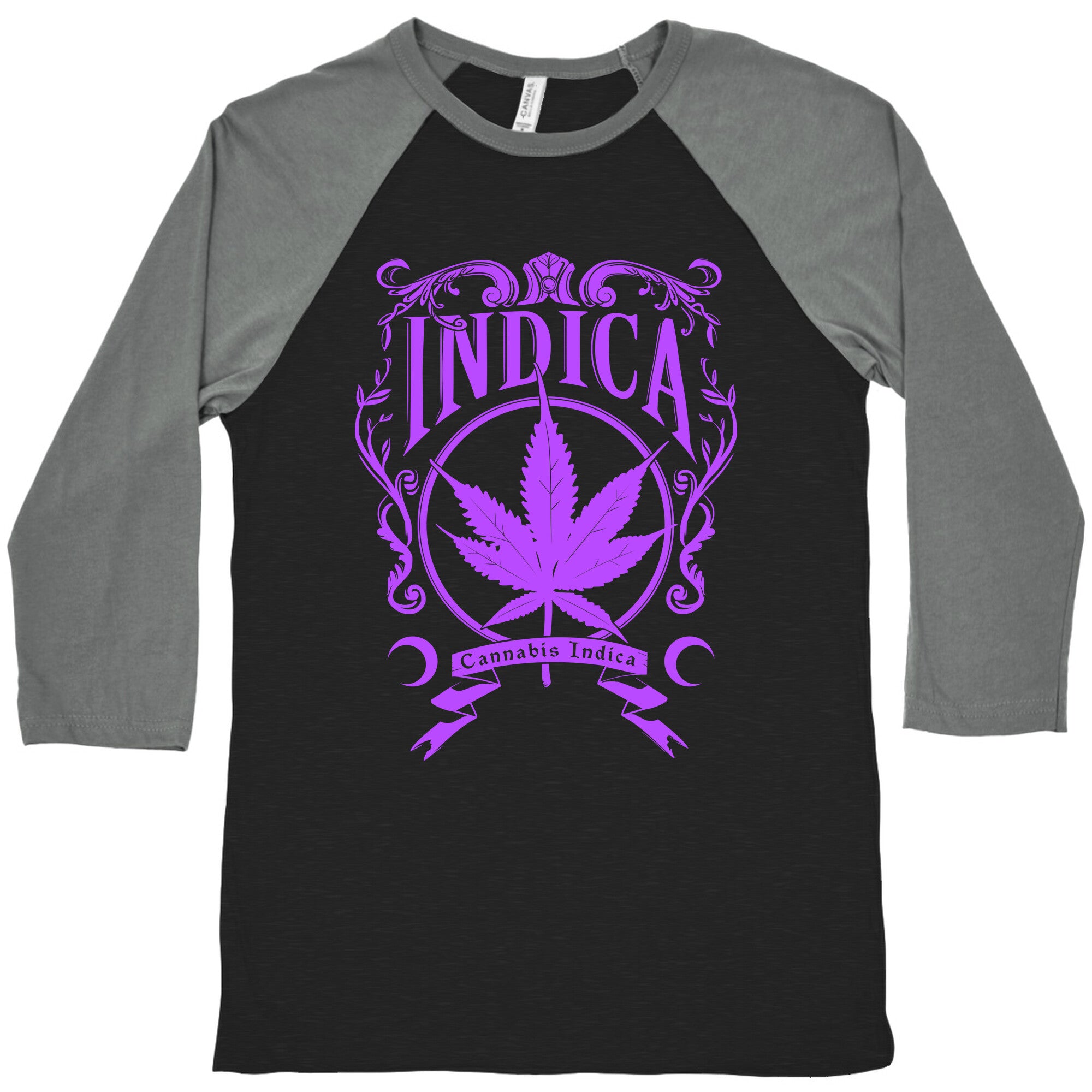 Cannabis Indica Baseball Tee