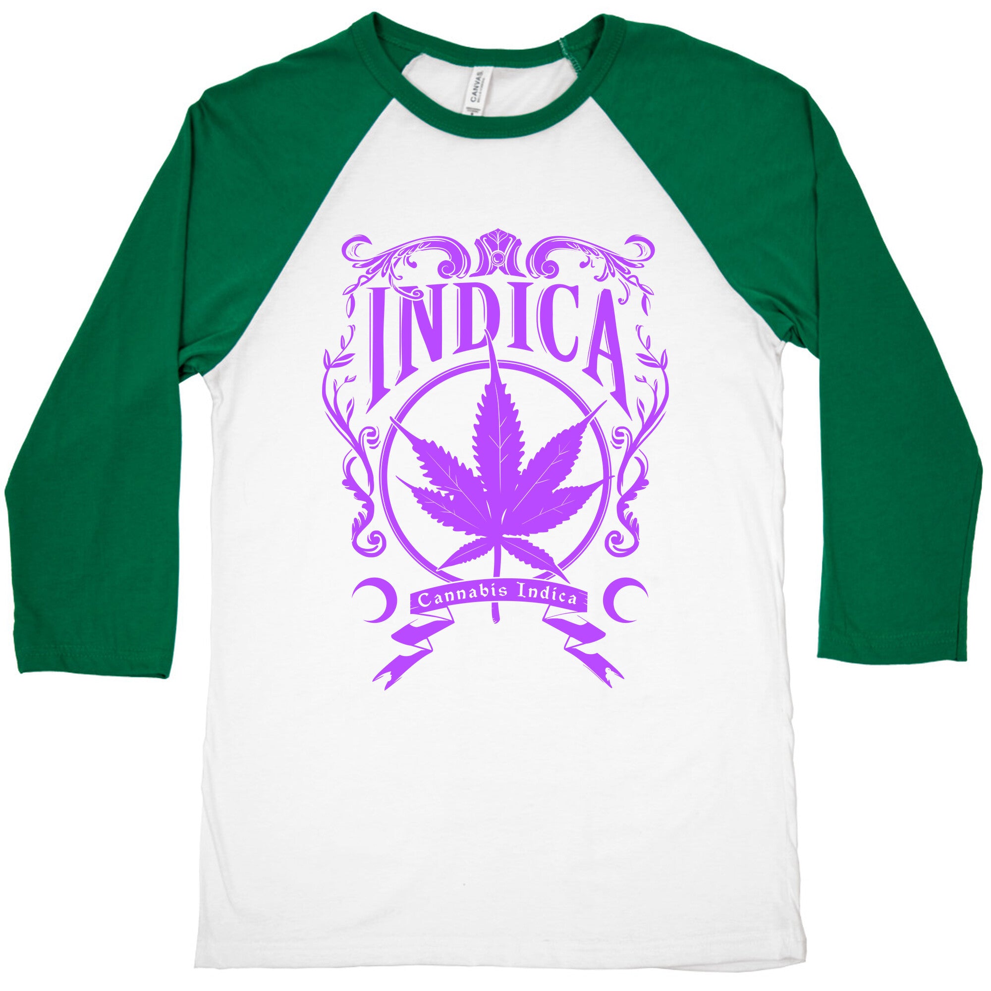 Cannabis Indica Baseball Tee