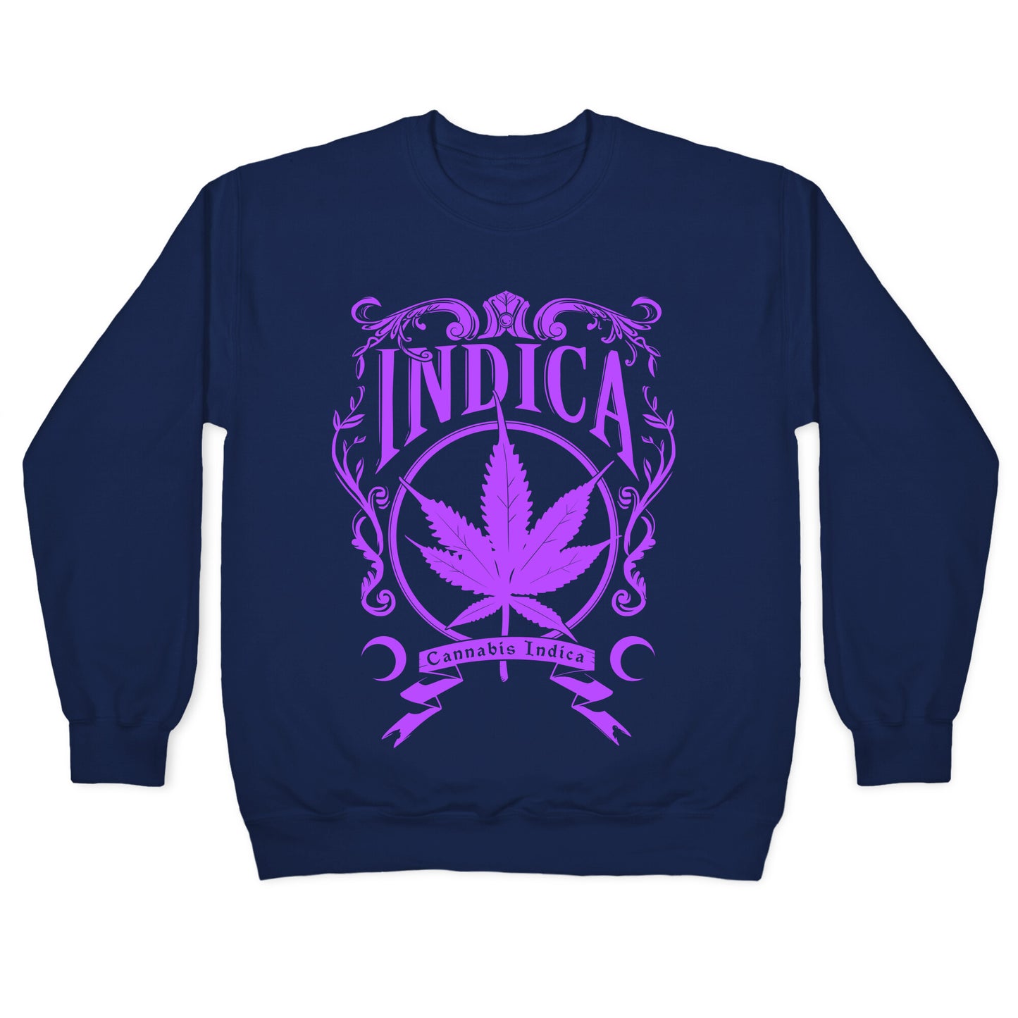 Cannabis Indica Crewneck Sweatshirt