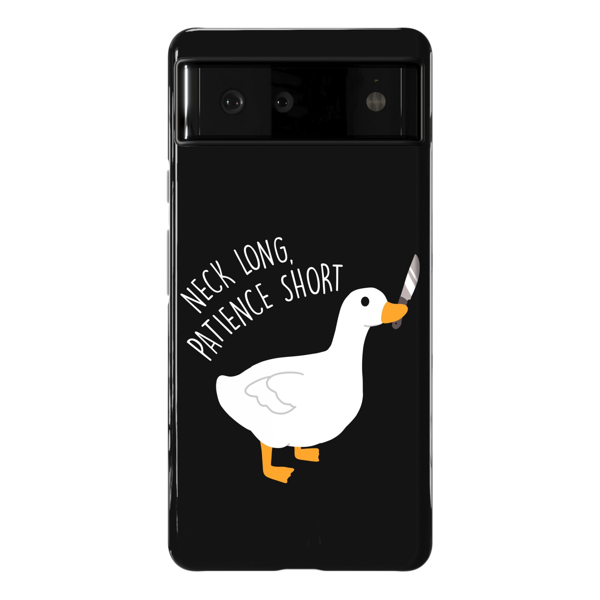 Neck Long, Patience Short Goose Phone Case