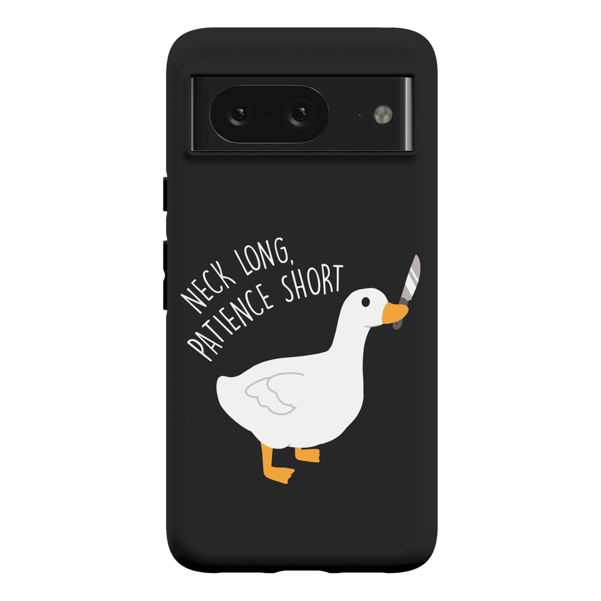 Neck Long, Patience Short Goose Phone Case