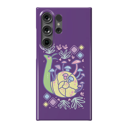 Pastel Mushroom Snail Phone Case