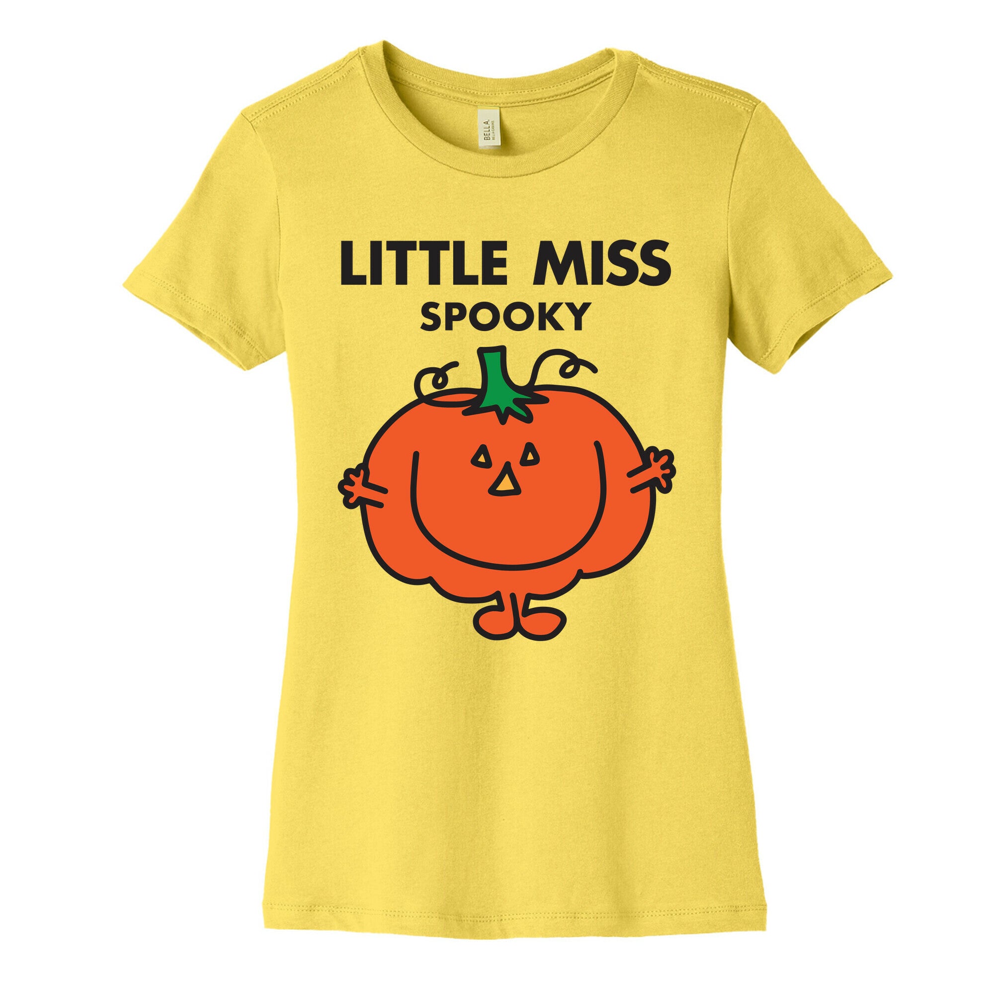Little Miss Spooky Halloween Pumpkin Women's Cotton Tee