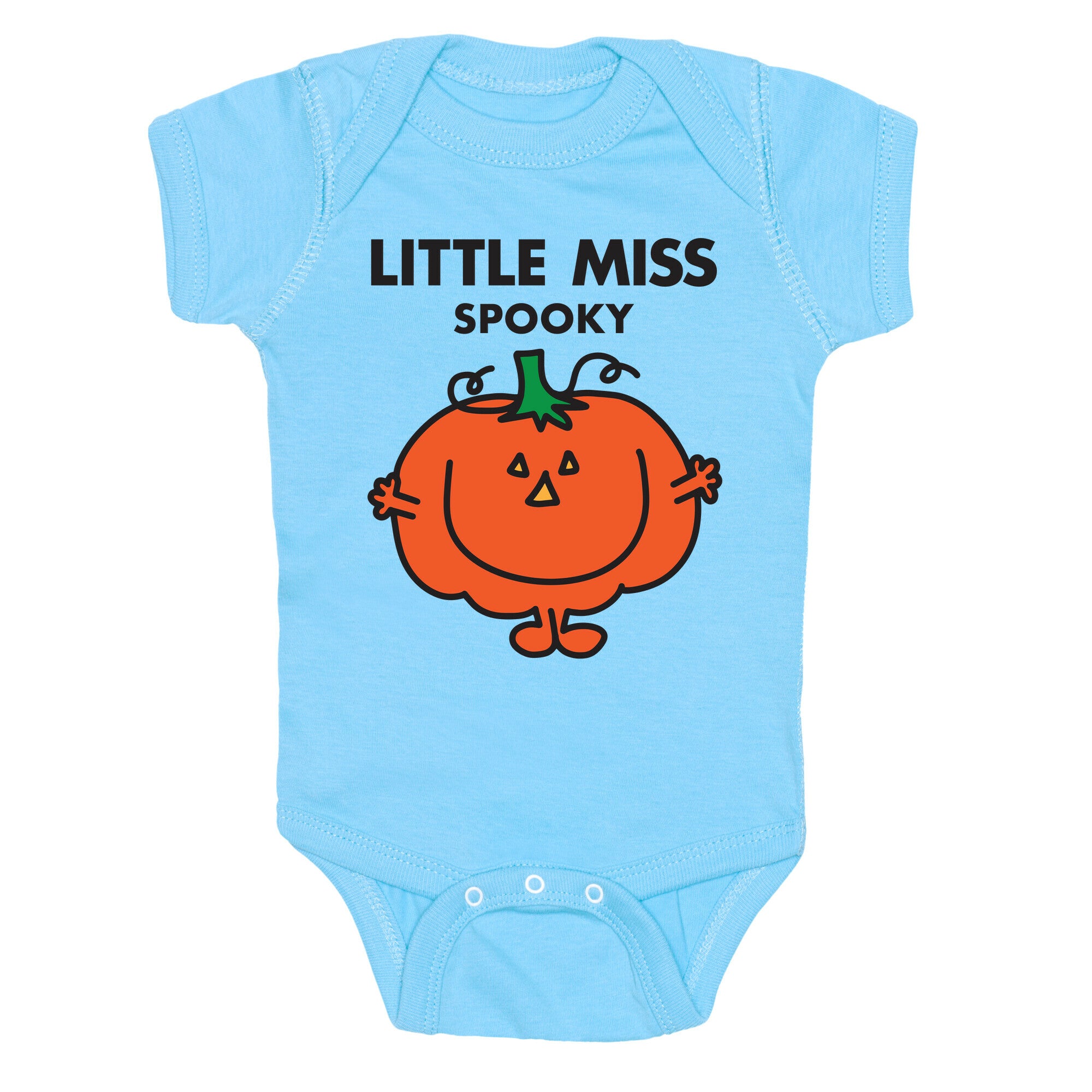 Little Miss Spooky Halloween Pumpkin Baby One Piece