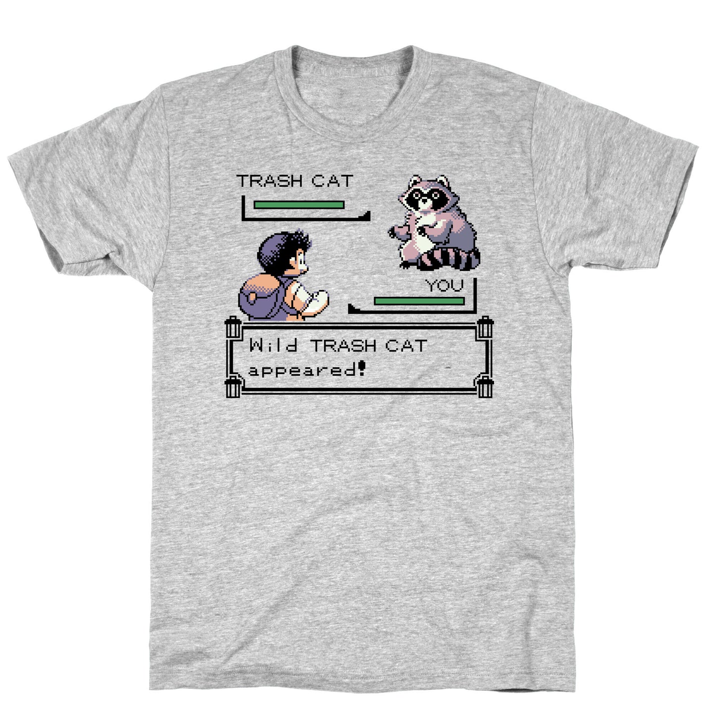 Wild Trash Cat Appears! T-Shirt